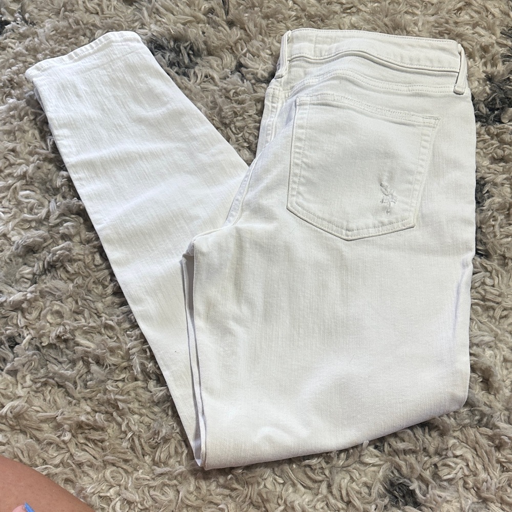 Maurices Crisp White Jeans